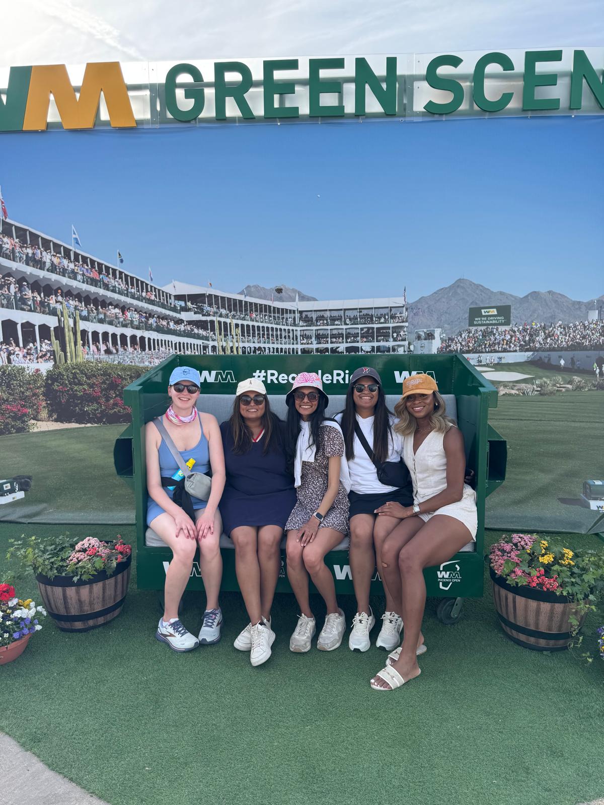 Golf community members at WM Phoenix Open 16th hole